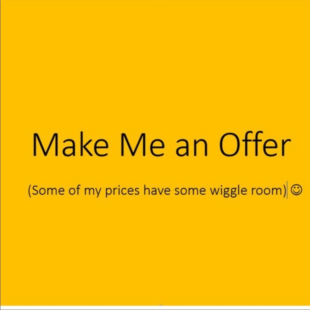 Make me an offer if there is something you like in my closet.